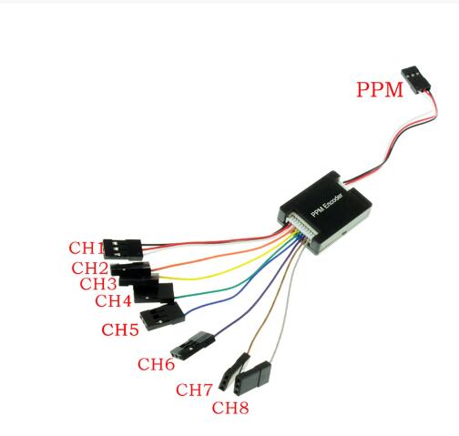 Drone Power Distribution Board - Przełącznik enkodera PWM na PPM dla