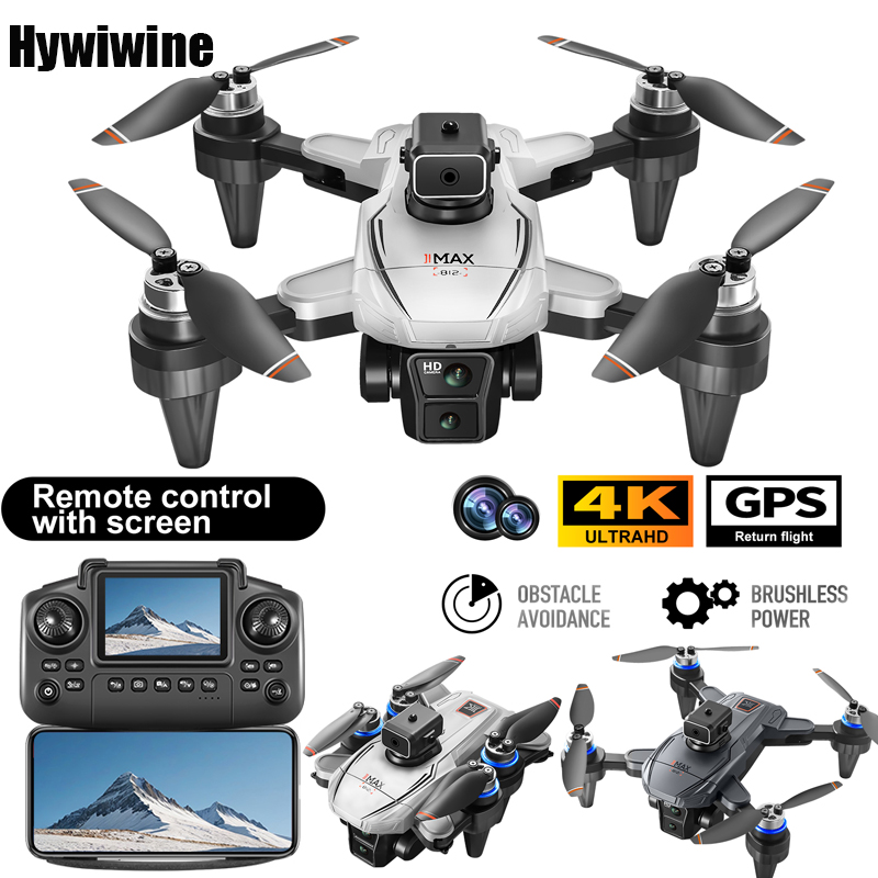 Drone Gps Mount - Dron RC GPS z ekranem 4K