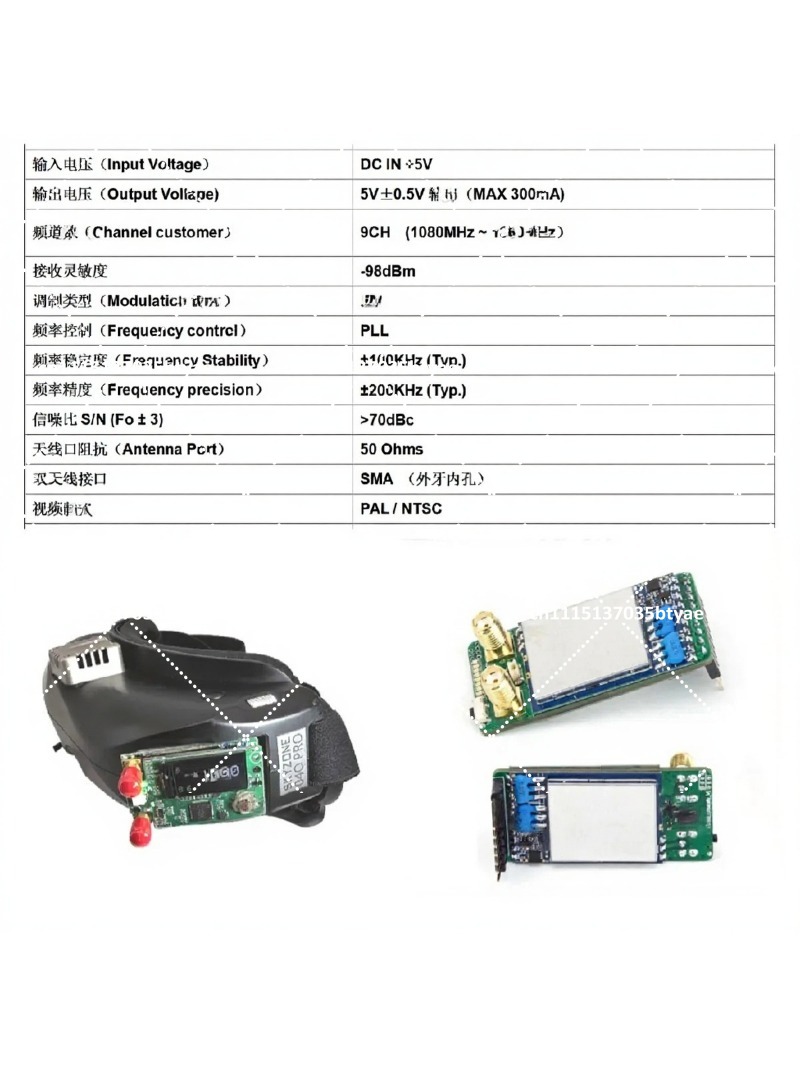 Odbiornik podwójny 1.2G 1.3G d – Drone Receiver recenzja i cena
