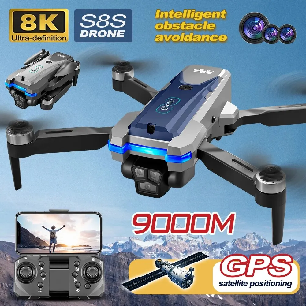 S8S GPS Drone 5G Wifi 8K HD Du – Drone Gps Module recenzja i cena